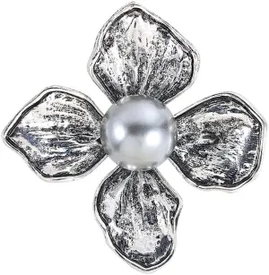 Dainty Brooch Pin for Women, Rhinestone Scarf Shawl Costume Brooches and Pins Flower Boutonniere Hat Bag Suit Dress Accessories Pearl Brooches Lapel Pins