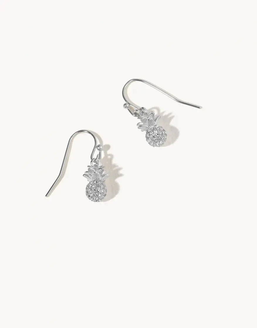 Delicate Pineapple Drop Earrings