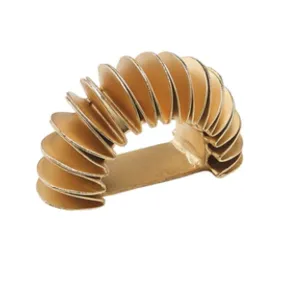 Demilune Napkin Ring Gold Set Of 4