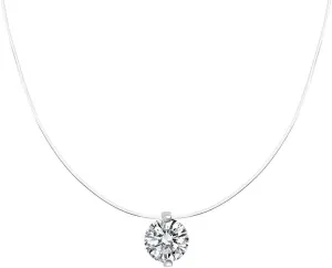 Diamond Choker Solitaire Necklace for Women Dainty Tiny Diamond Choker Necklace