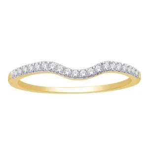 Elegance Refined: 14K 0.12-0.14CT D-Ladies Bands