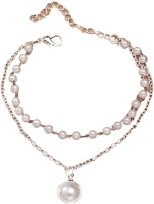 Elegant Freshwater Multi-Layer Pearl Choker Necklace Featuring an Adjustable Cord, Perfectly Designed to Enhance Special Occasions Like Weddings, Birthdays, and Anniversaries, Offering a Timeless Charm for Ladies