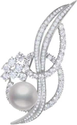 Elegant Rhinestone Brooch Plating Fashion Rhinestone Brooch Pin Dress Accessories Jewelry Birthday Graduation Jewelry Gift for Women