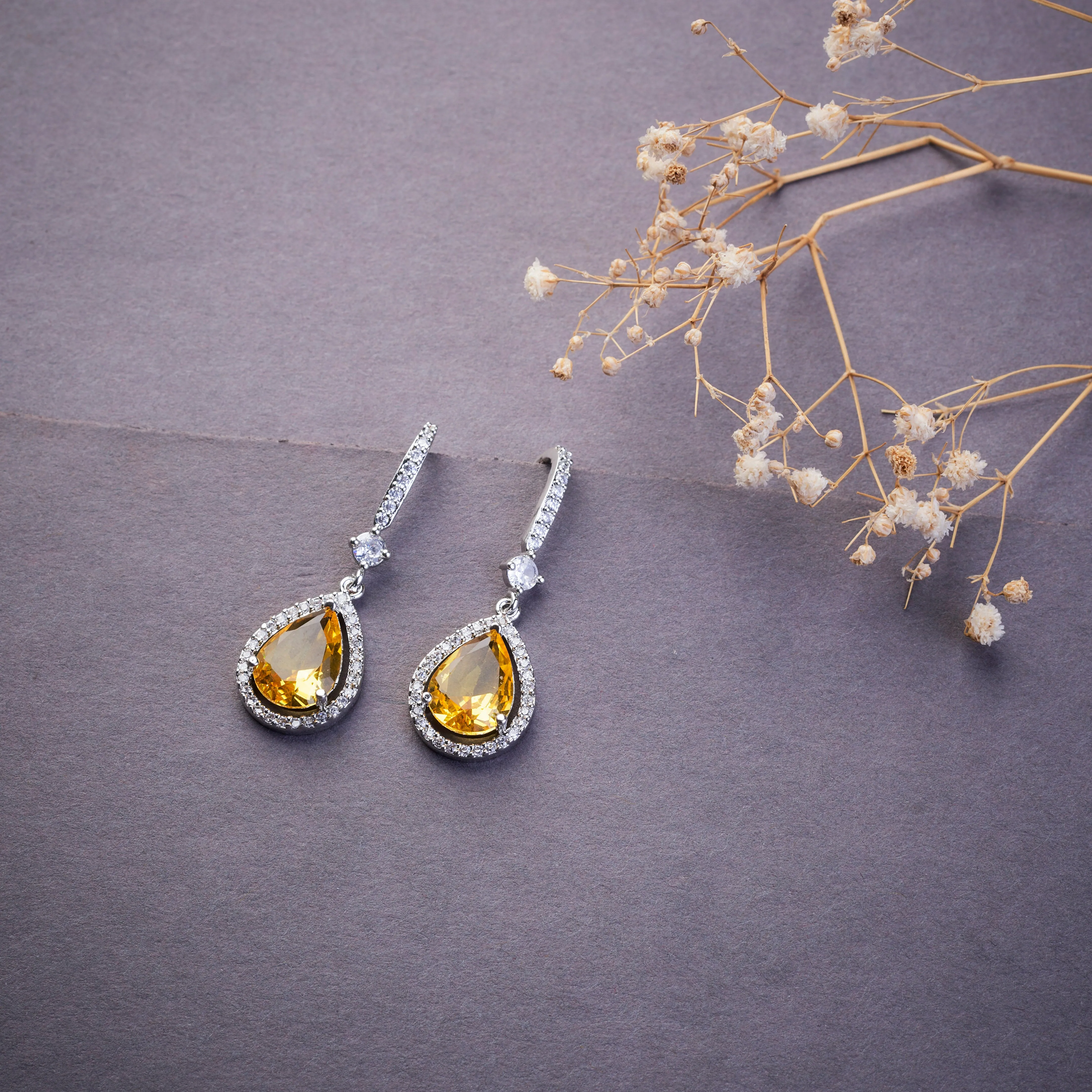 Empress Glow Pear Cut Drops