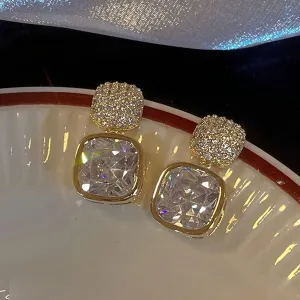 Exquisite Luxury Rhinestone Drop Earrings