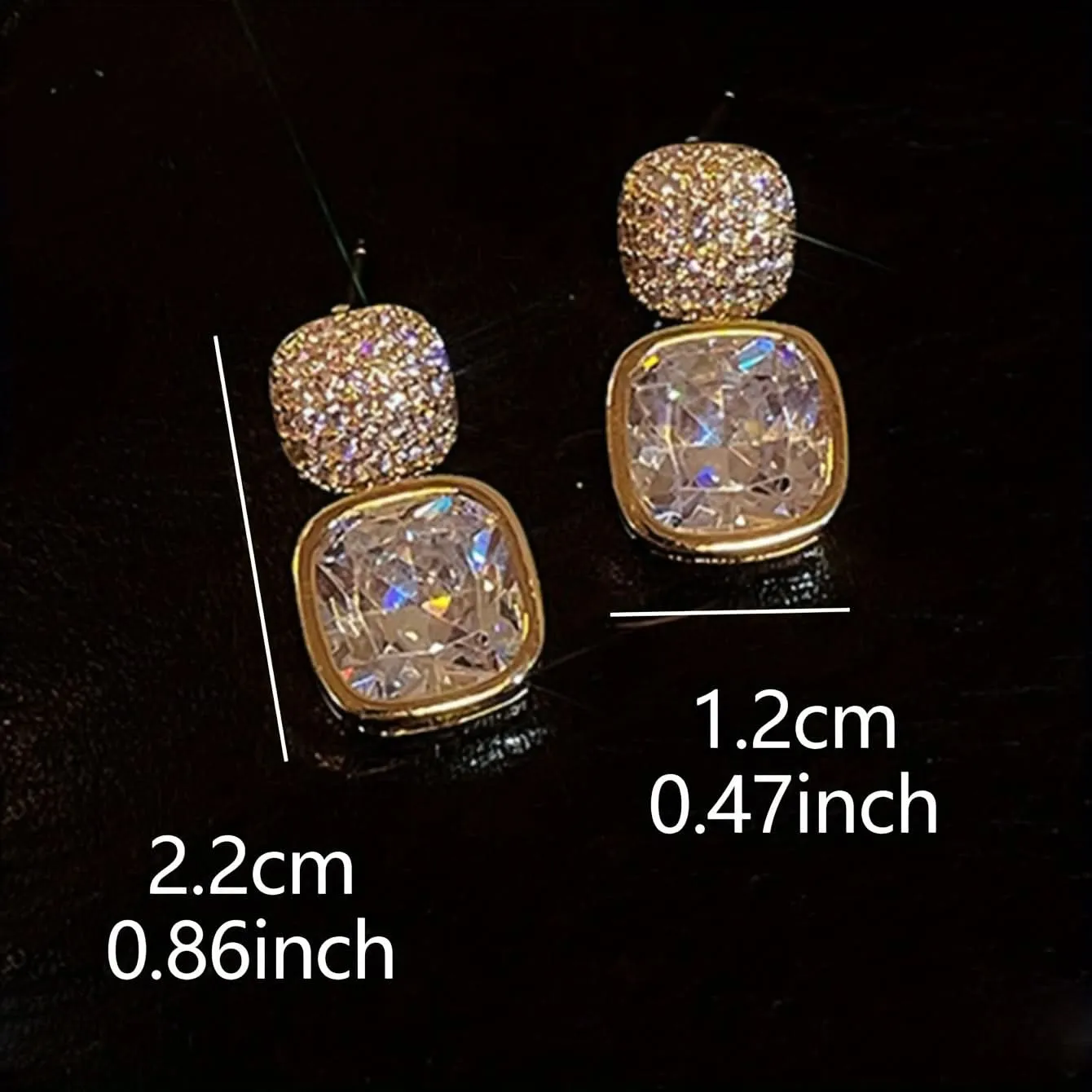 Exquisite Luxury Rhinestone Drop Earrings