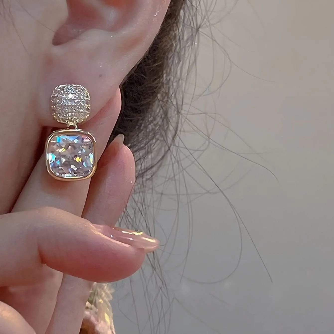 Exquisite Luxury Rhinestone Drop Earrings