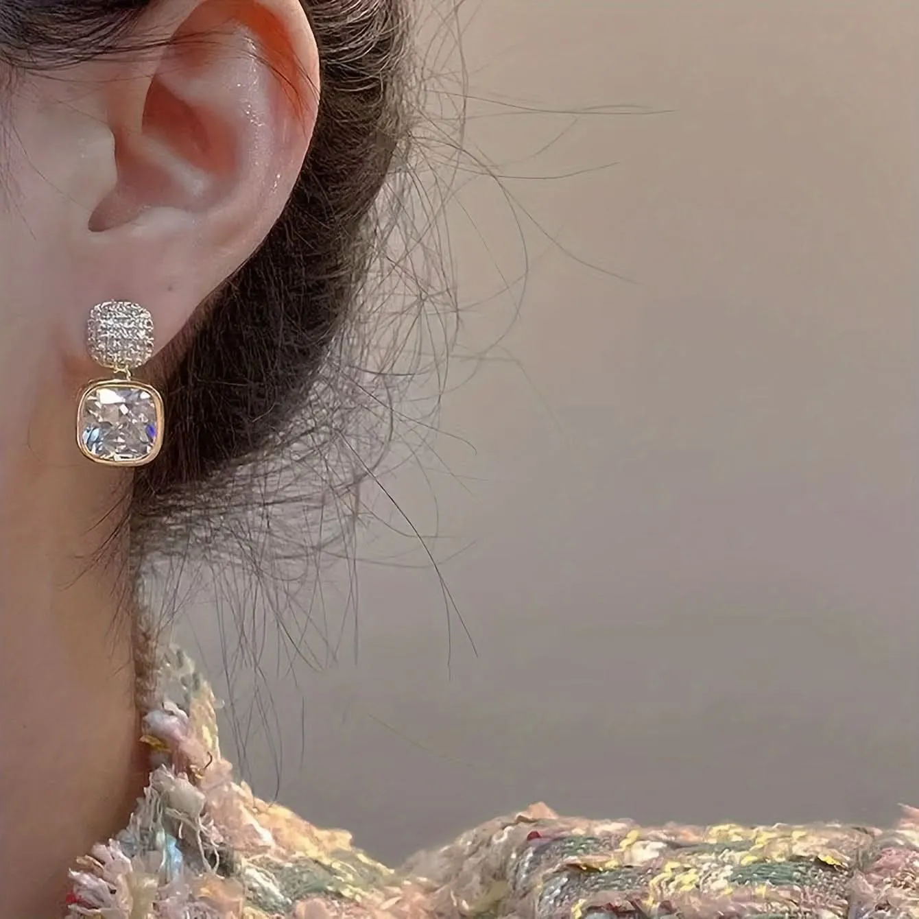 Exquisite Luxury Rhinestone Drop Earrings