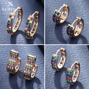 Fashionable Colorful Diamond Earrings