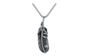 Feather Eagle Claw Punk Jewelry Statement Necklace