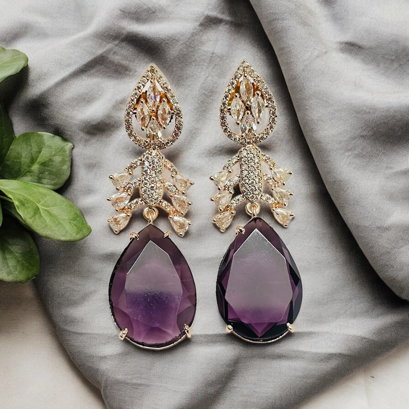 Fiery Passion Drops Earrings