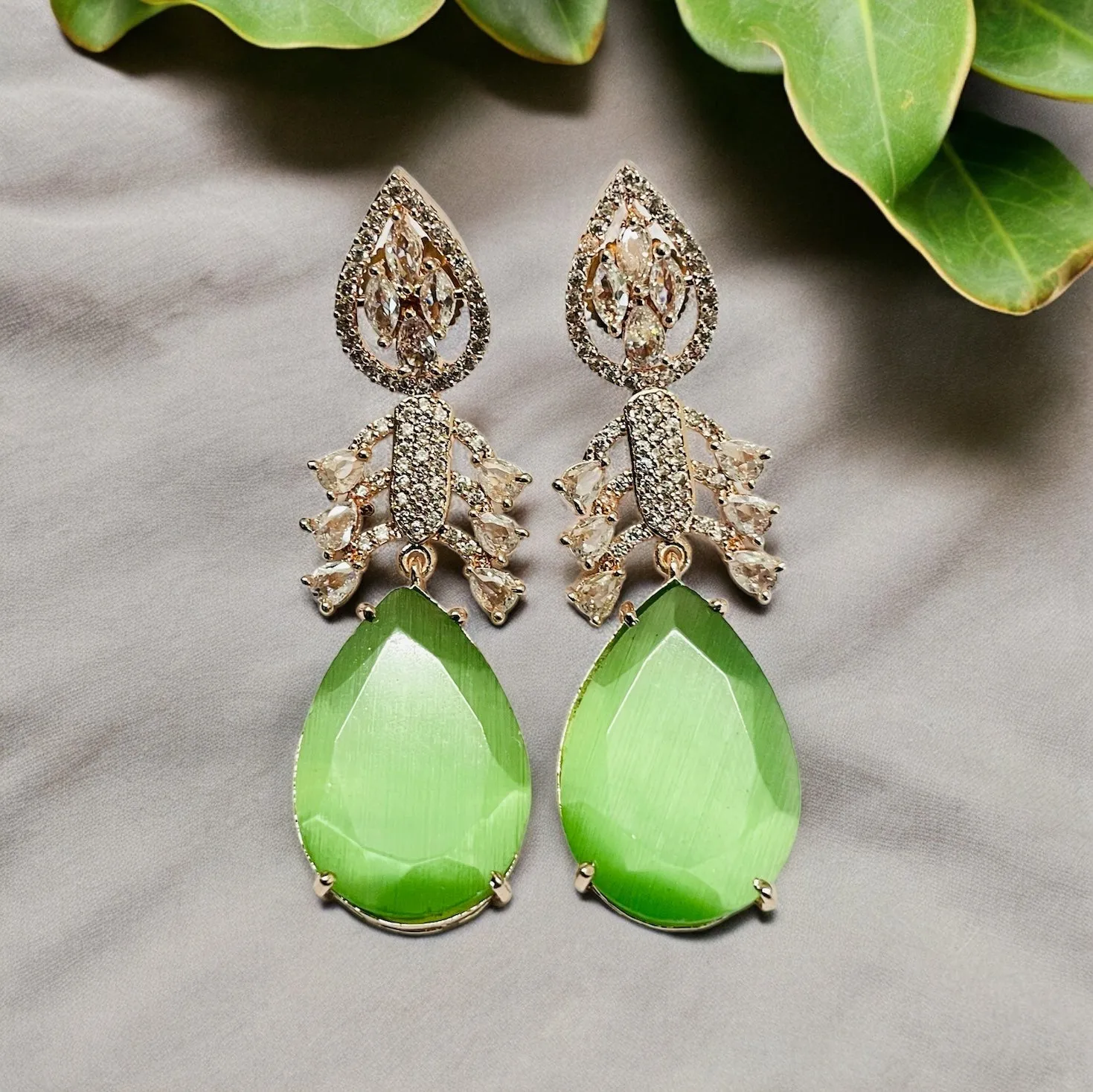 Fiery Passion Drops Earrings