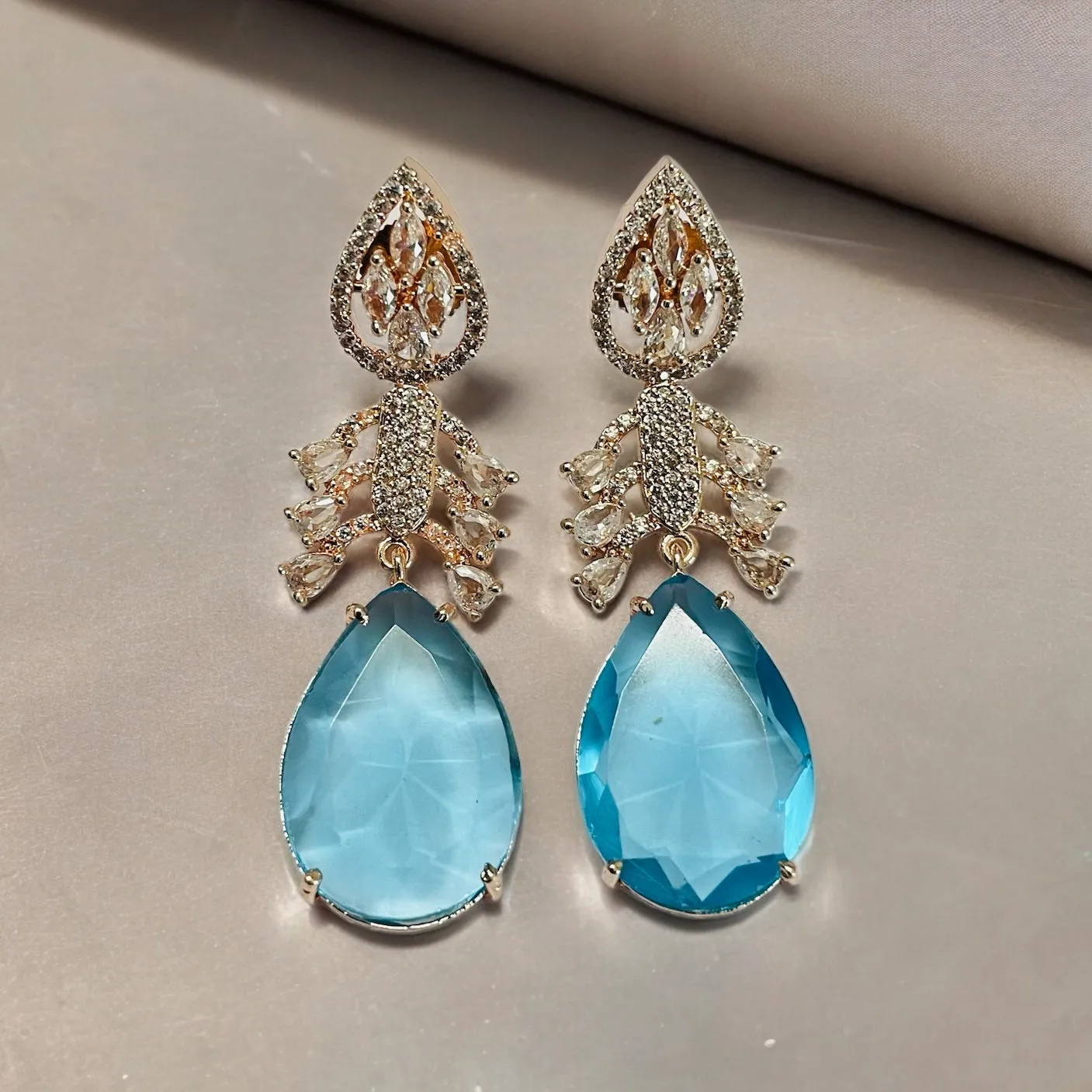 Fiery Passion Drops Earrings