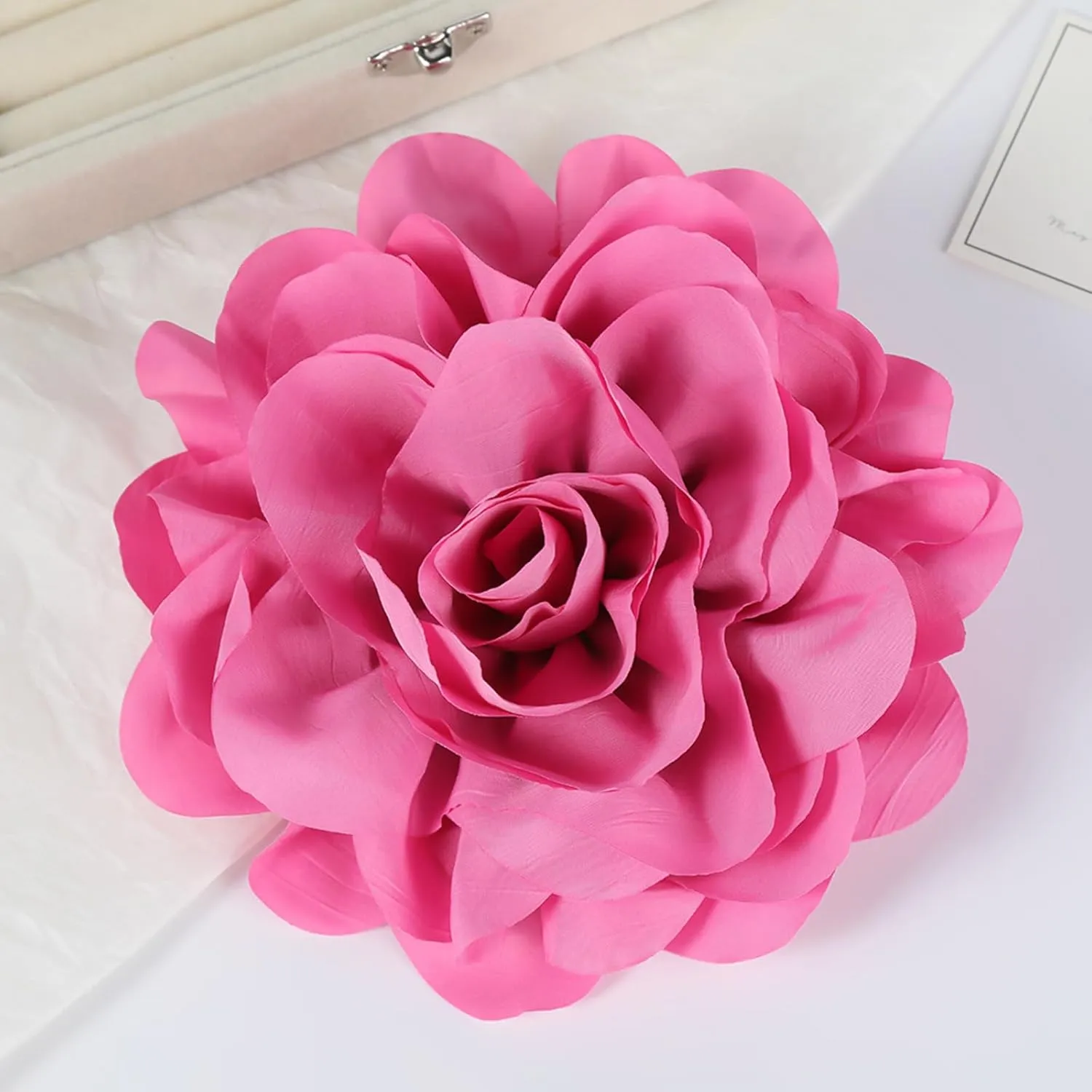 Flower Brooches and Pins for Women Fashion Flower Hair Clips Large Floral Lapel Pins Decorative Brooch Pins for Clothes Accessories Jewelry Gifts