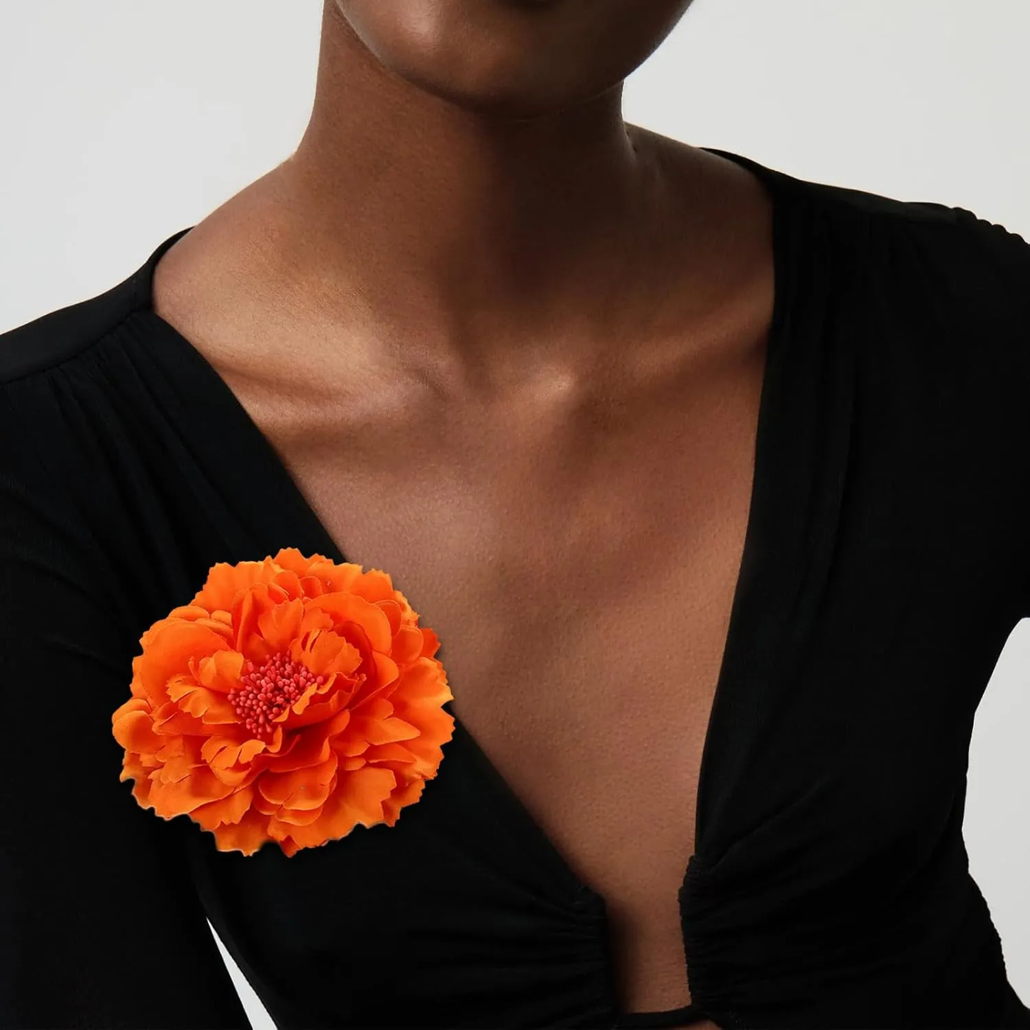 Flower Brooches and Pins for Women Fashion Flower Hair Clips Large Floral Lapel Pins Decorative Brooch Pins for Clothes Accessories Jewelry Gifts