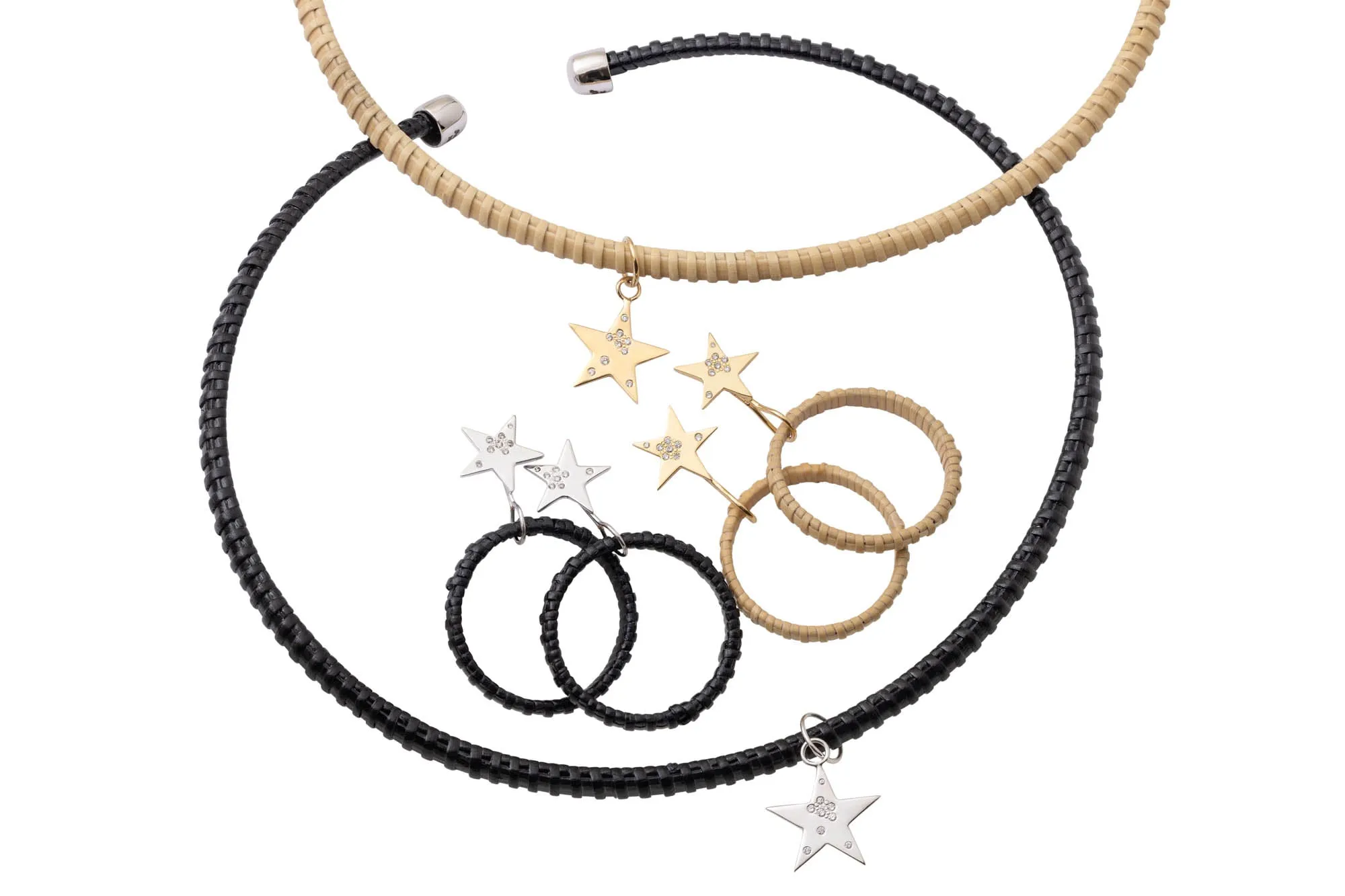 Fourth of July Nantucket Lightship Basket Necklace