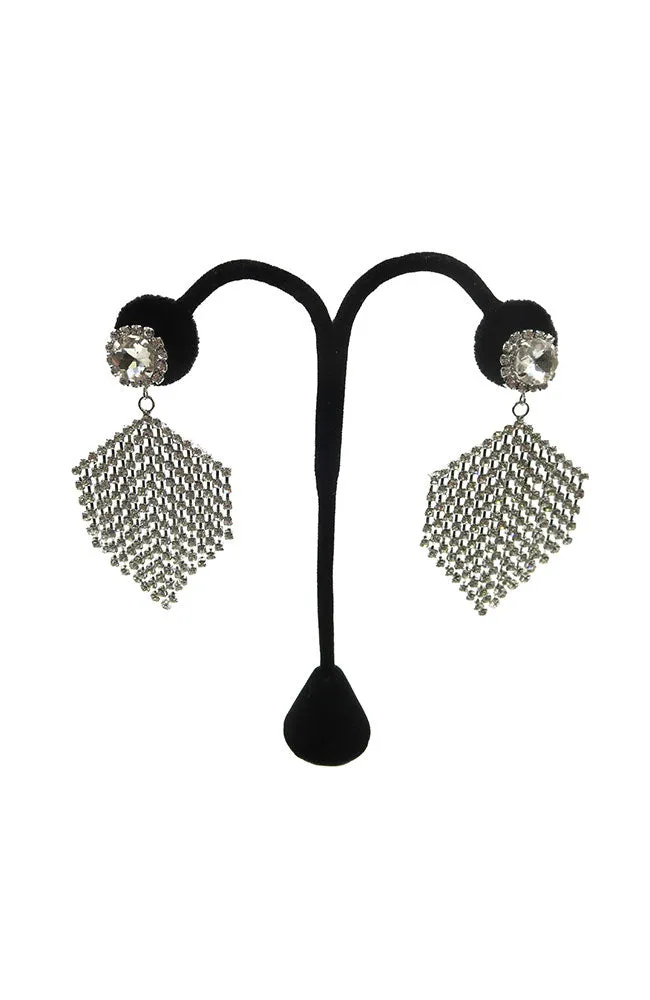 Geometric Glam Statement Earrings