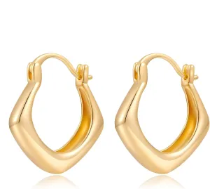 Gold Huggie Hoop Earrings for Women Everyday Fashion Jewelry