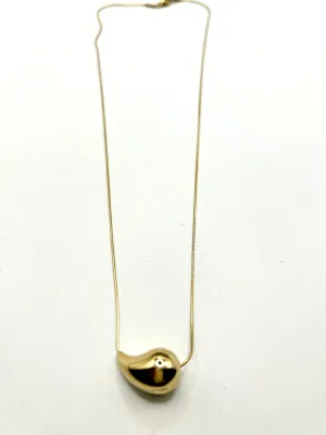 Goldglam 14k Gold Plated Drop Necklace
