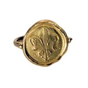 Gothic Fleur De Lis Ring