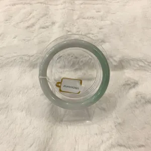 Grade A Natural Jade Bangle with certificate #2693