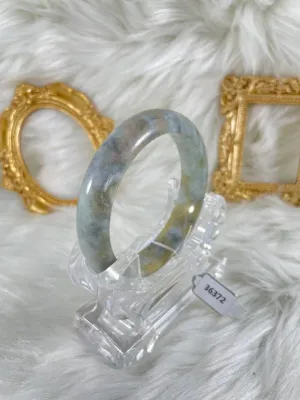 Grade A Natural Jade Bangle with certificate #36372