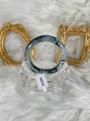 Grade A Natural Jade Bangle with certificate #36532