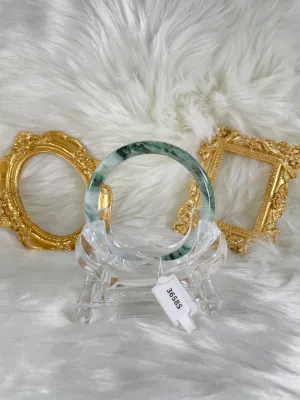 Grade A Natural Jade Bangle with certificate #36585