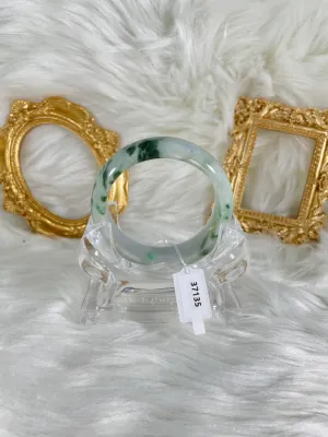 Grade A Natural Jade Bangle with certificate #37135