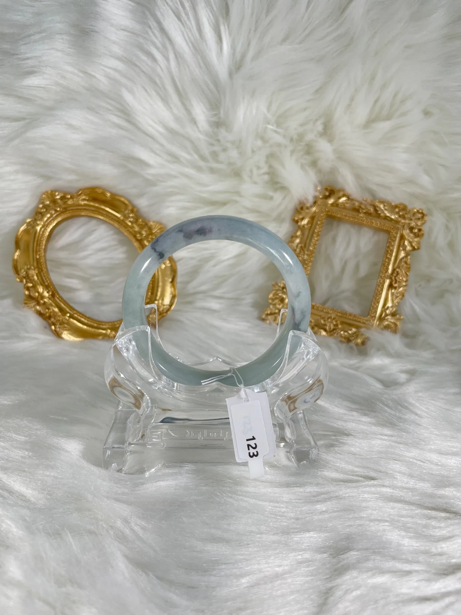 Grade A Natural Jade Bangle without certificate #123
