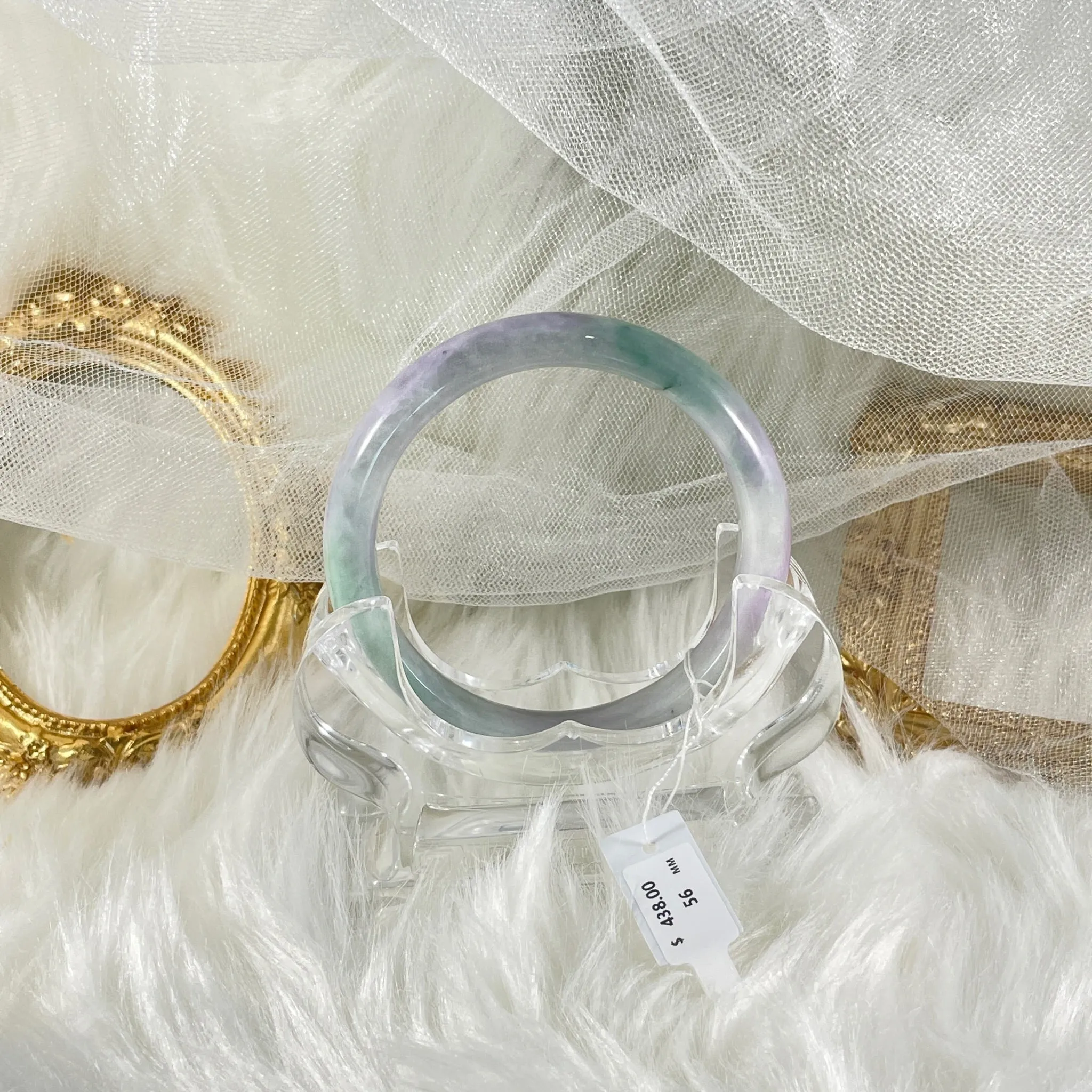 Grade A Natural Jade Bangle without certificate #377
