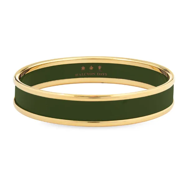 Halcyon Days "Green & Gold" Bangle