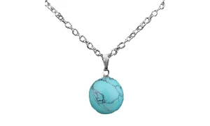 Hexagonal Water Drop Necklace