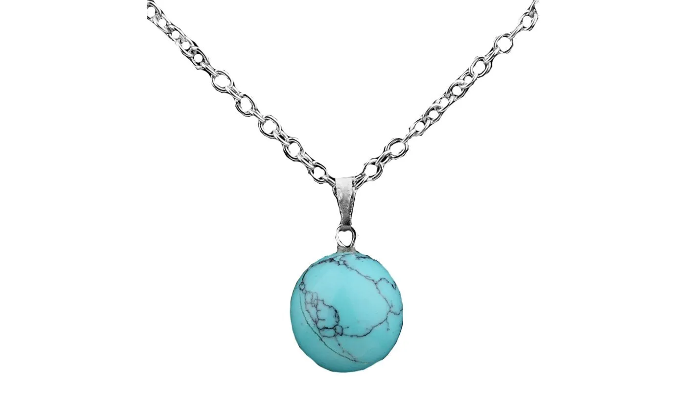Hexagonal Water Drop Necklace