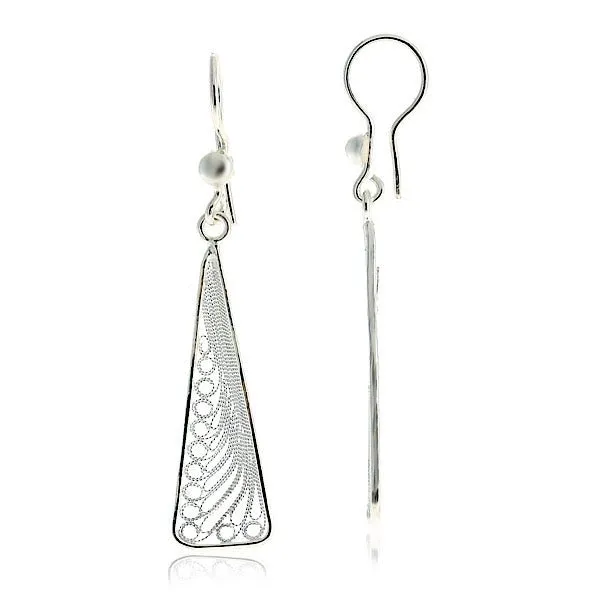 High-Quality Filigree Earrings in Sterling Silver