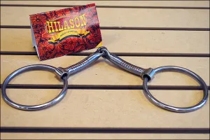 Hilason Stainless Steel Ring Snaffle Horse Mouth Bit With Copper Inlay