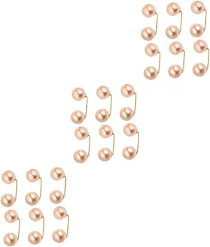 Homoyoyo Button Nails Rhinestone Sweater Shawl Clips Large Hoop Earrings for Women Hoops Pin Dangling Bracelets