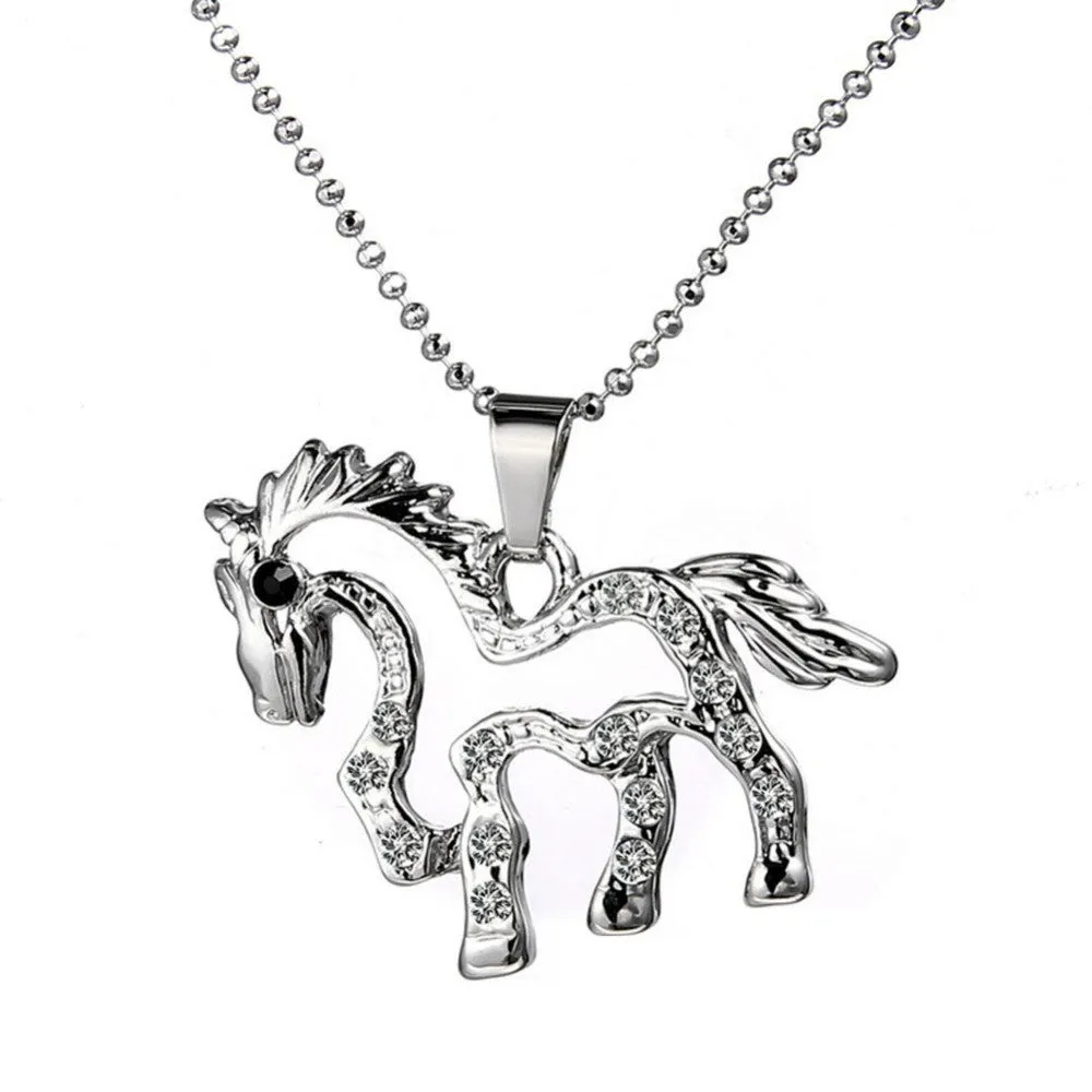 HORSE Shaped Pendant Necklace