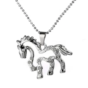 HORSE Shaped Pendant Necklace