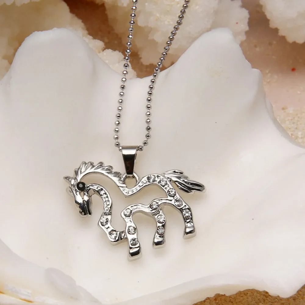 HORSE Shaped Pendant Necklace