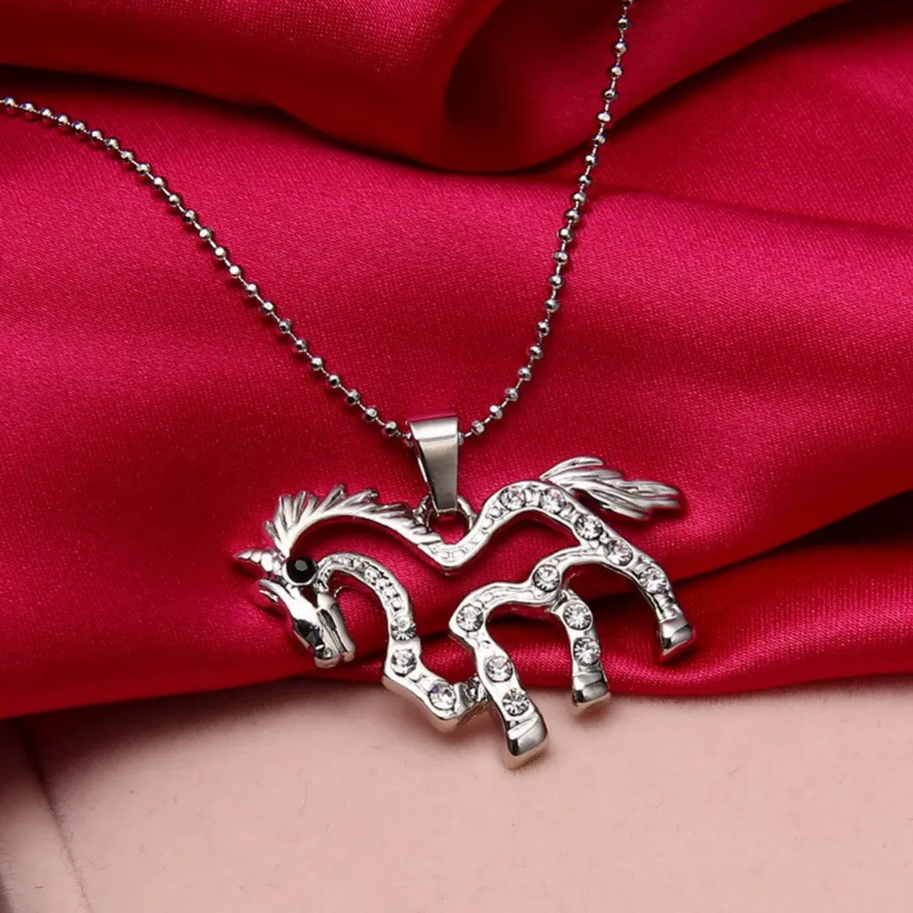 HORSE Shaped Pendant Necklace