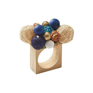 Java Napkin Rings, Set of 4