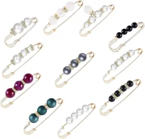 KESYOO 11Pcs Adjustable Waistline Brooches for Clothing Mixed Style Waist Pins for Skirts and Pants Creative Clothing Pin Decor Fashionable and Functional Waist Modification Pins