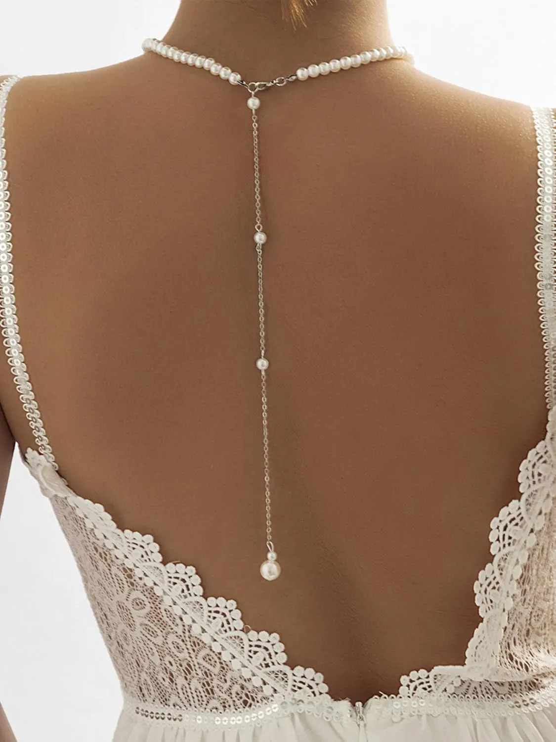 Longita Silver Gold Waist Chain for Women Belly Chain with Belly Rings Layered Stomach Chains Pearl Rhinestone Body Chain Waist Jewelry
