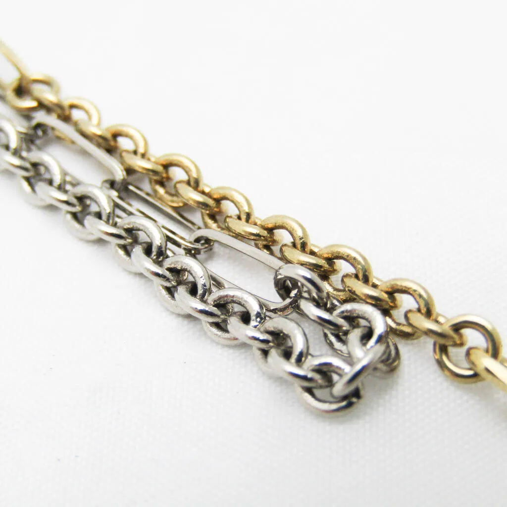 Louis Vuitton Rhinestone Metal Chain