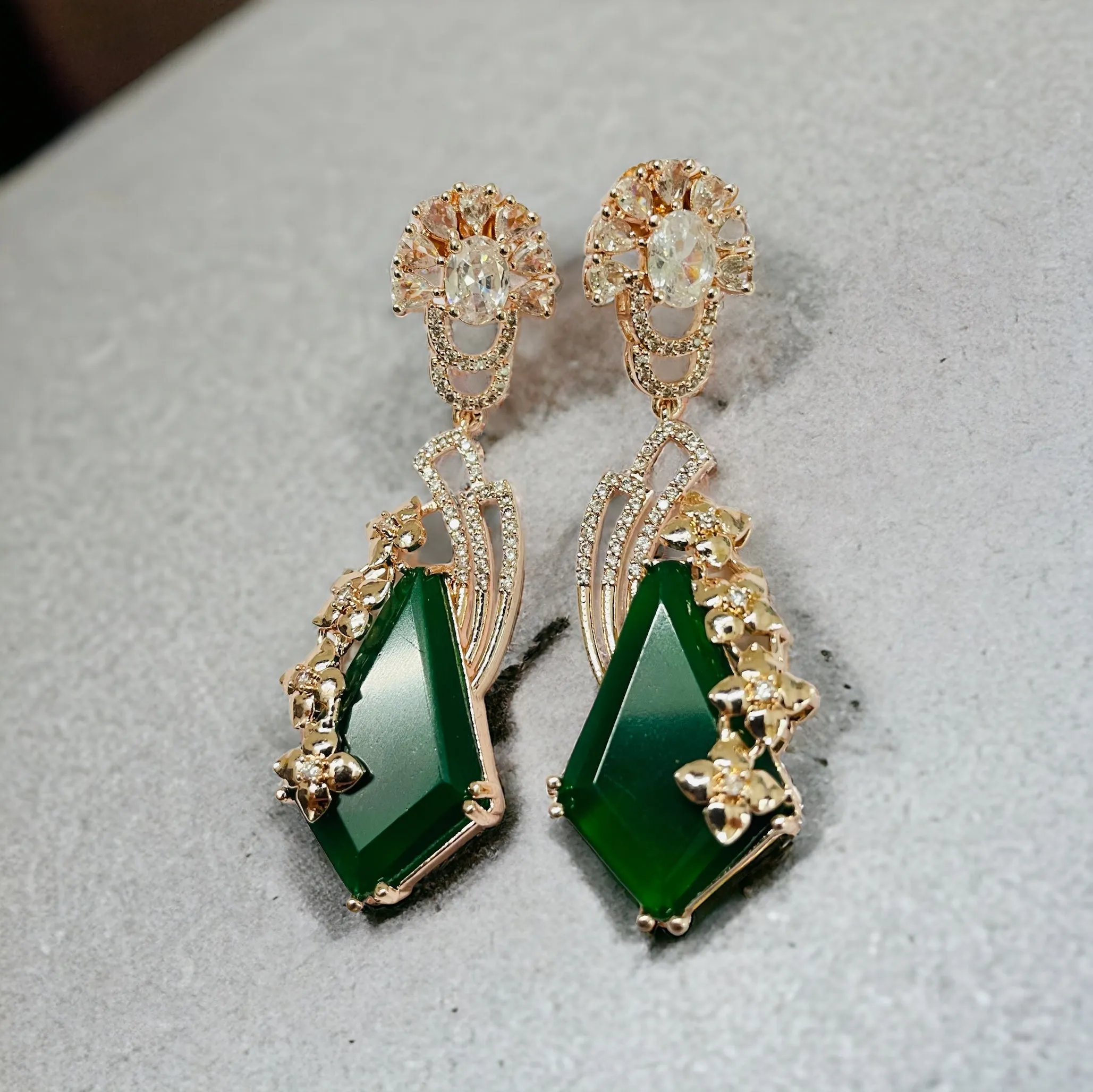 Lush Leaf Lustre Earrings