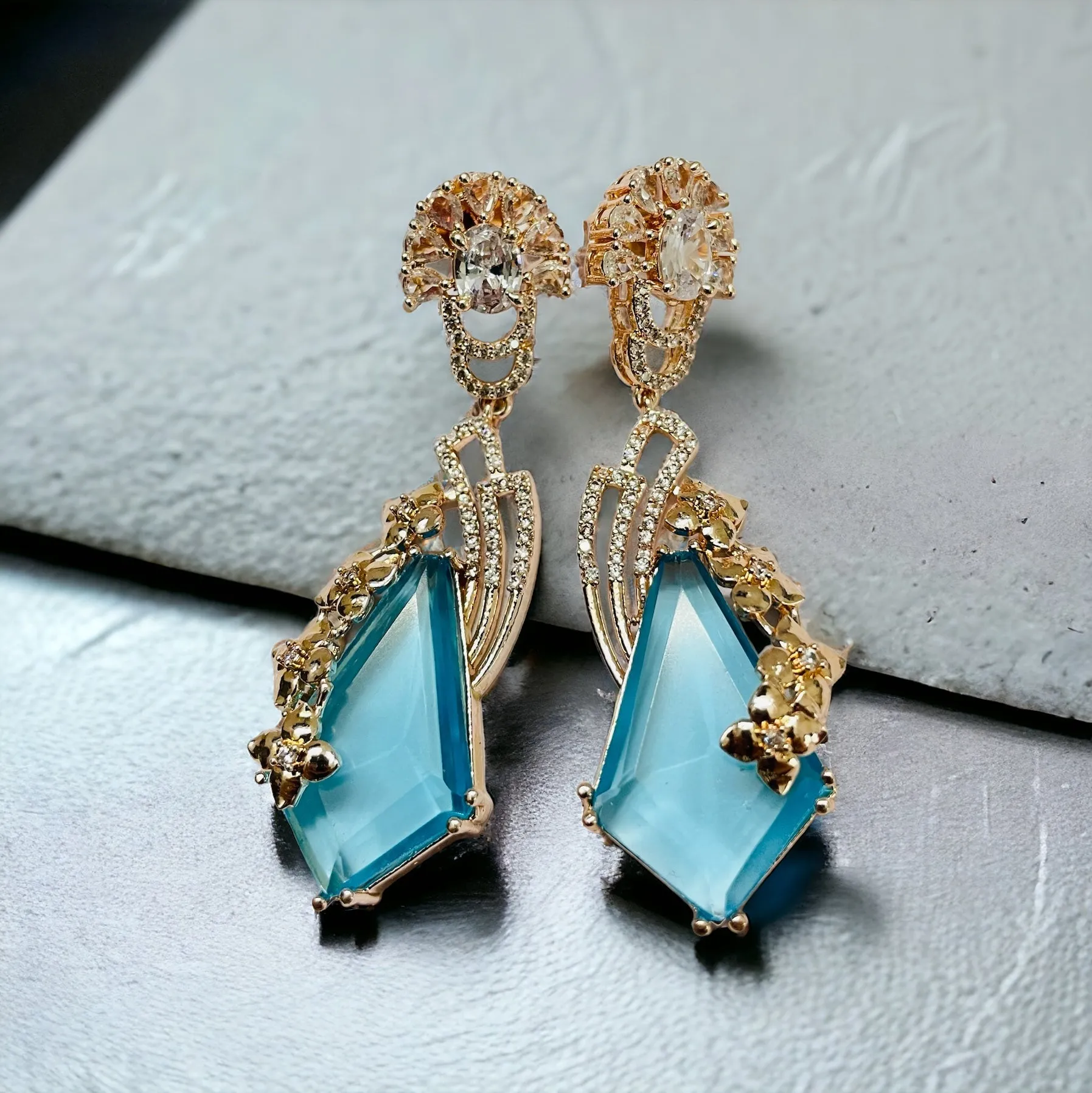 Lush Leaf Lustre Earrings