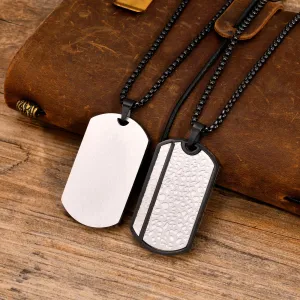 Mens Dog Tag Necklaces,