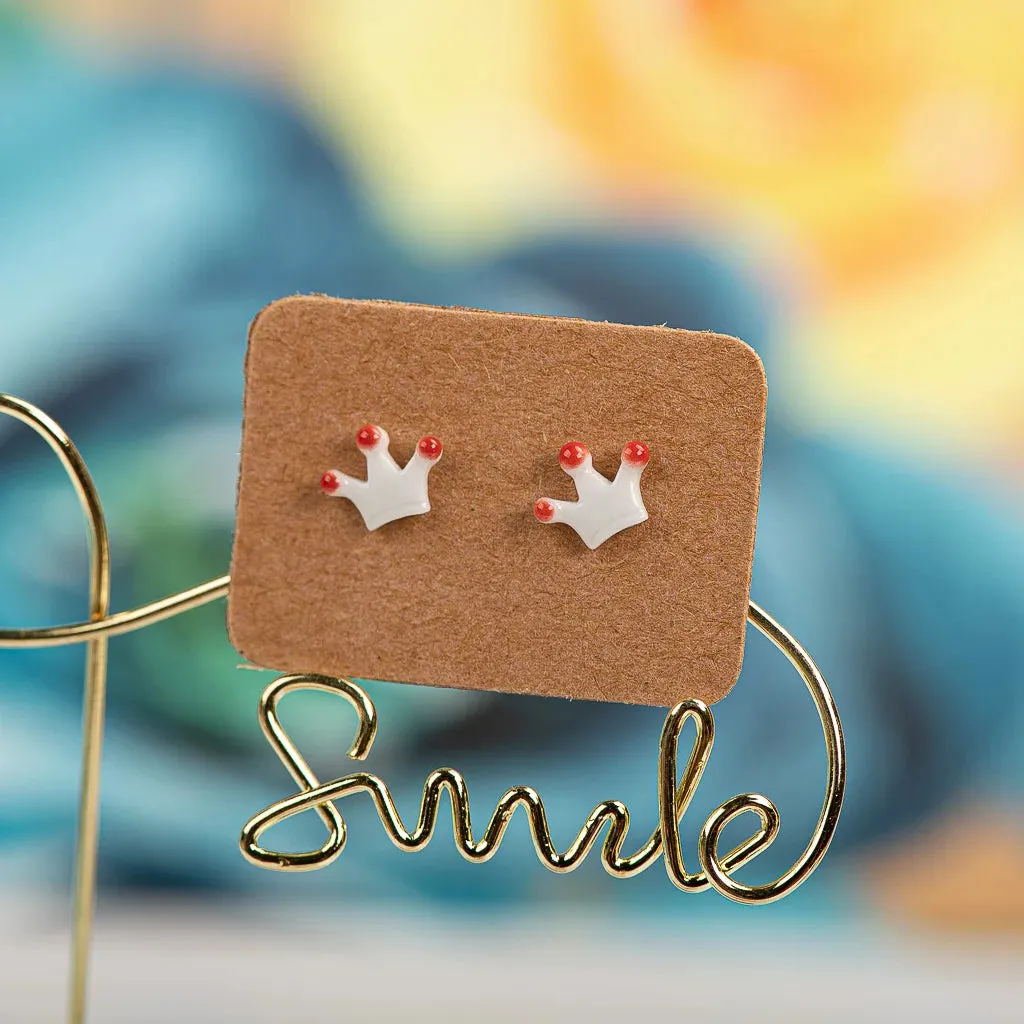 Multicolor Ceramic Earrings Exquisite Porcelain Accessories