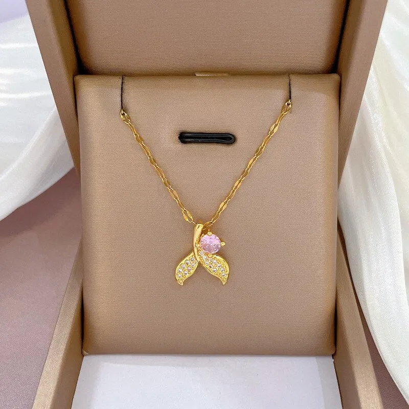 New Temperament Beautiful Mermaid Tail Necklace